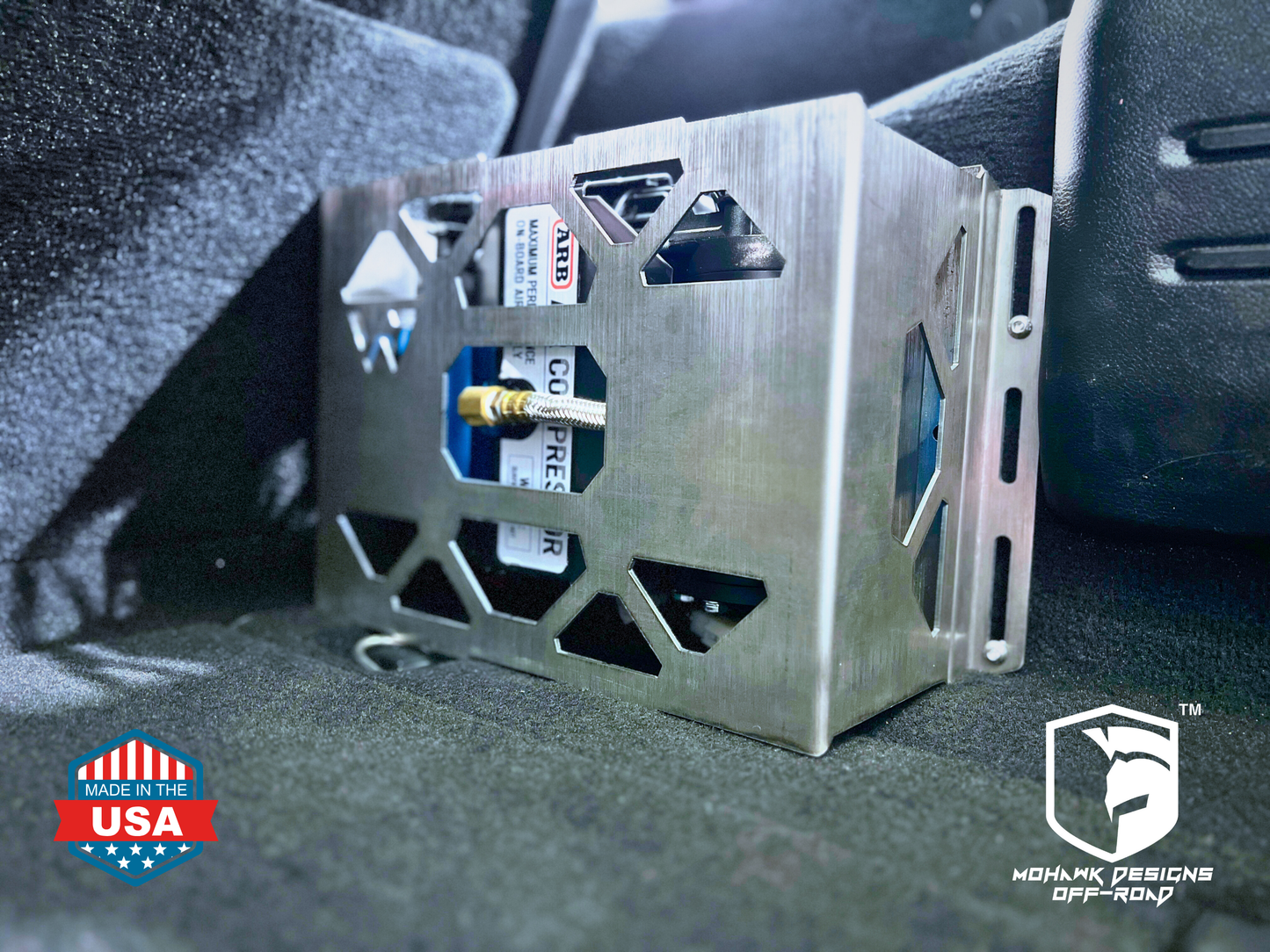 Universal Overland Mount for ARB Twin Motor 12V Air Compressor