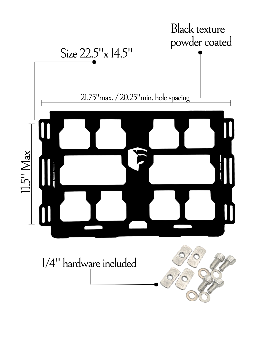 Overland Roof Rack Mounting Plate for Milwaukee PACKOUT Cases