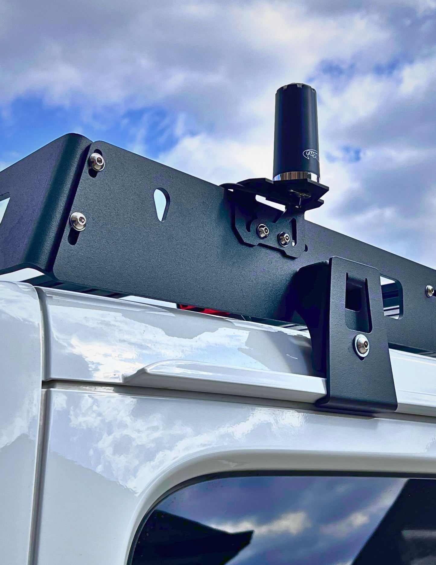 Roof Rack NMO Antenna Mount For GMRS / HAM Radios - 3/4" or 3/8" 90 Degree
