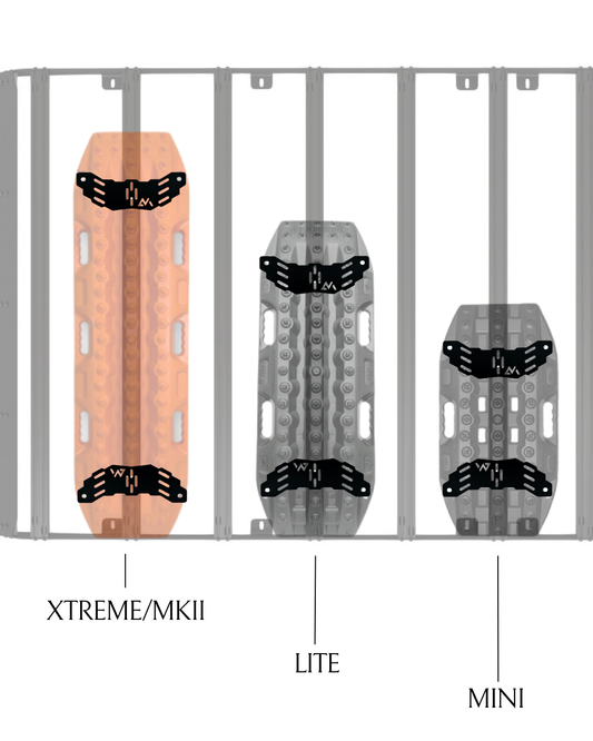 Universal Overland Batwing Mounts For MAXTRAX Recovery Boards (XTREME, MKII, LITE, MINI)
