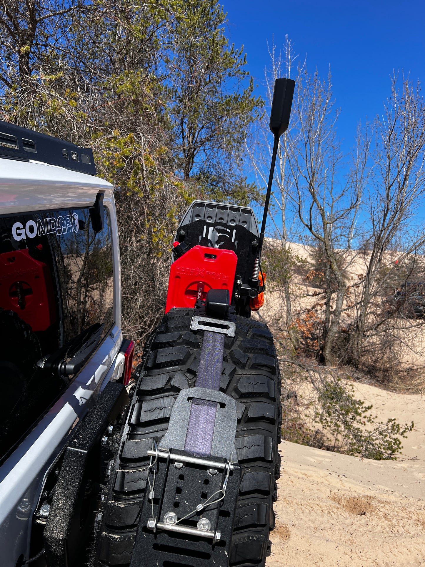 Overland Spare Tire Accessory Mounting Bracket
