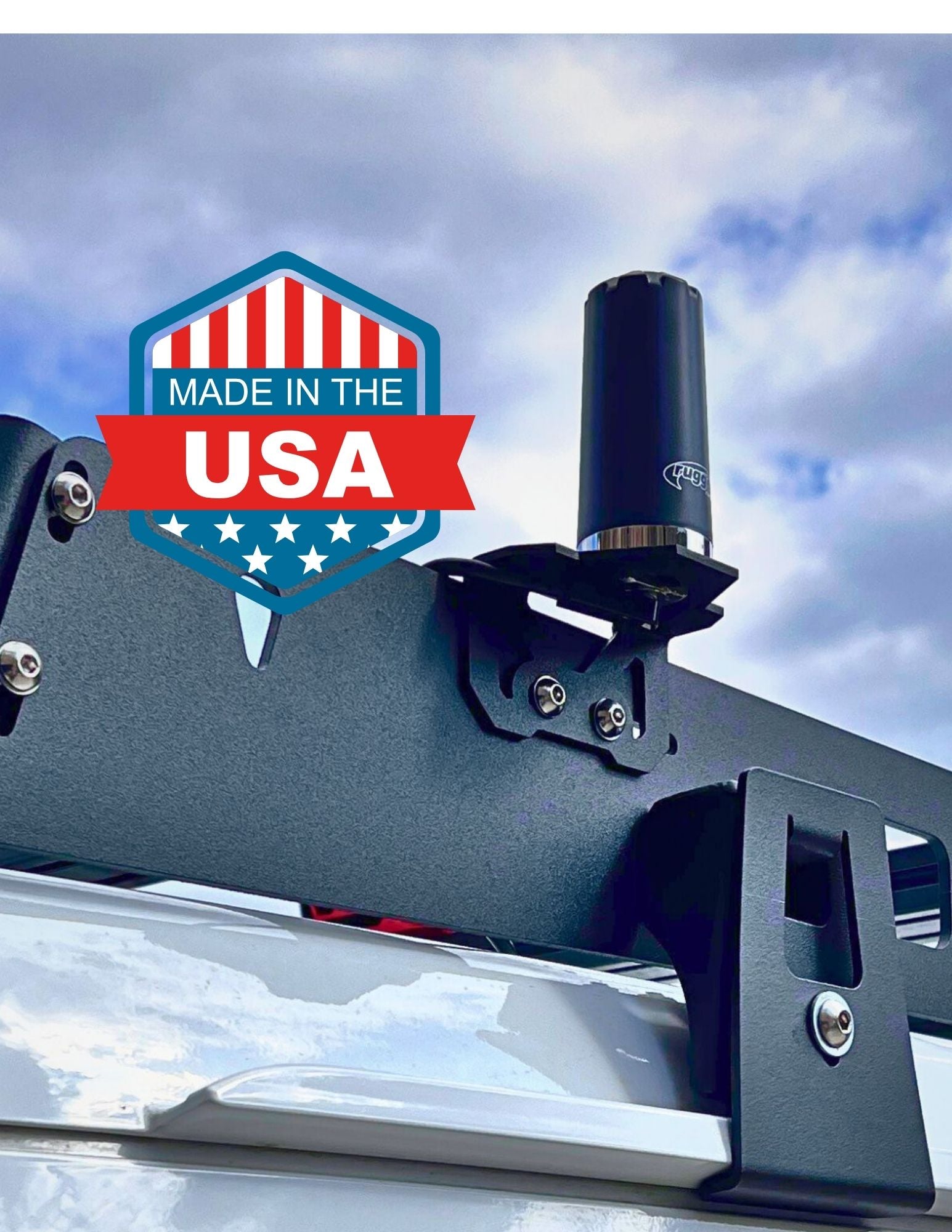 Overland Roof Rack NMO Antenna Mount For GMRS / HAM Radios - 3/4